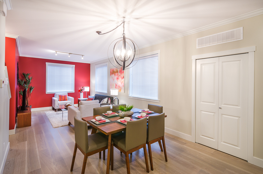 Modern dining room.