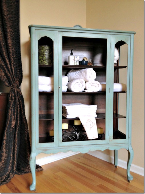 linen china cabinet